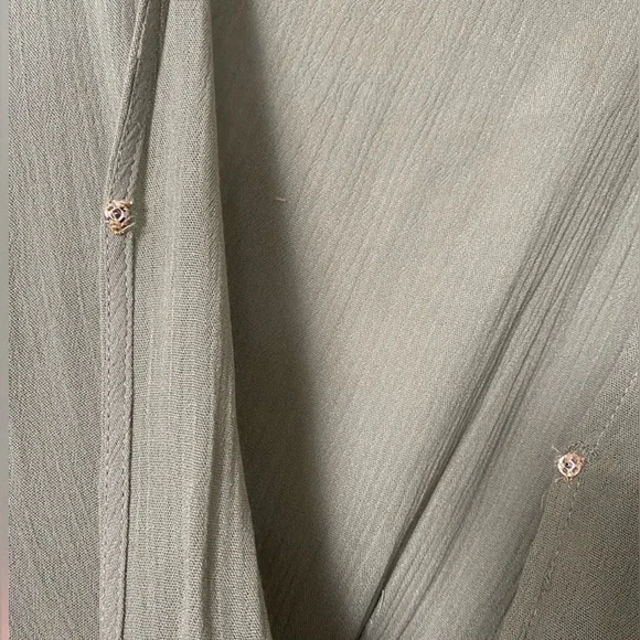 Lulus Wrap Much Obliged Maxi Dress Olive Green Size Small - Picture 6 of 6